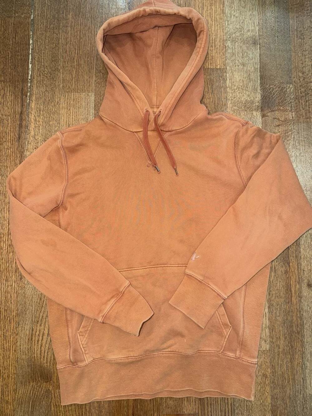 American Eagle Super Soft Fleece Hoodie Orange Size Small